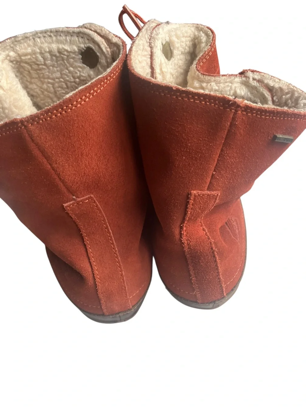 PATAGONIA Activist Waterproof Rusted Iron Leather Hiking Lined Boots Women 8
